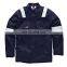 Industrial Poly/cotton 3m reflective blue safety reflective jacket /clothing
