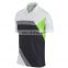 Factory price sublimation printing purple stripe man golf shirt