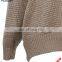 Womens knit clothing manufacturer drop shoulder sweater