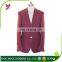 Wine color suit / tailored suits china / men blazer suit