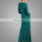 new arravial elegant green baju kurung peplum dress