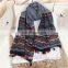 wholesale fashion pashmina shawl with fringe women dubai hijab scarf