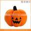 Smile face Halloween plush stuffed pumpkin toy for baby holiday gifts