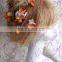 Aidocrystal Beautiful Light Pink Flower Rose Hair Clips Wholesale Hair Accessories