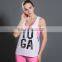 girls loose sexy fitness vest women plus size fitwear women's yoga t shirt
