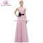 Grace Karin Ladies One shoulder Light Pink Chiffon Bridesmaid Dress CL6016-1#