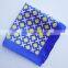 Hand Rolled 100% Silk Pocket Square Custom Design