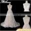 Tiamero peach color party wine deep V backless wedding gowns evening dress ball