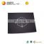 Customized for USA black foam insert lid and base style silver foil logo black paper box for VIP card