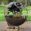 AHL-CORTEN Design Customized Rustic Outdoor Fire Pit Globe