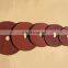 abrasive fused aluminum oxide fiber disc for polishing metal