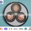 3.6/6kv-26/35kv Three cores XLPE insulated copper tape shielding PVC sheathed power cable