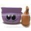 100% Silicone Rubber Coin Pouch STRONG Metal Spring Snap Closure Coin Purse