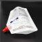 made in China 350ml hdpe plastic stand up bag for skin Health liquid