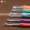 Cheap Price Various Sizes Chinese High Quality TPR Aluminum Crochet Knitting Needles Wholesale Crochet Hook