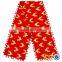 Children Girls Cute Turkey Pom Pom Scarf Kids Thanksgiving Posh Scarf.