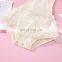 Newborn Baby Girls Bodysuits Lace Flowers Print Sleeveless Lovely Jumpsuits