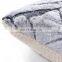 Decorative Luxury Warm sofa 100% polyester cutting rabbit faux fur square shape gray cushion custom cushions
