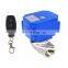 dn15 dn20 dn25 stainless steel remote wireless motorized water control flow ball valve
