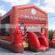 Blow Up Kids Jump Bounce House Fire Station Jumping Castle Inflatable Bouncer Jumper