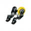 SUPO Factory sells industrial caster wheel 3 inch 4 inch 5 inchTotal lock brake very silent rubber