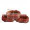 Flat wire transparent speaker cable