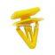 Hot Sale 100 Pieces Yellow Auto Car Interior Door Card Trim Panel Plastic Moulding Retaining Clips Snaps Fasteners