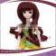 Fashion Brown Curly Synthetic Hair Wig for Dolls