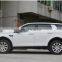 Chrome door visor side window deflector shade sun rain shield silver strips guard for Land Rover Discovery