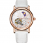 Stainless Steel Fashion Mechanical Watches Genuine Leather Lady Automatic Watch