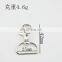 Wholesale zinc alloy metal Wrist lanyard accessories swivel snap hook