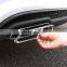 Car Exhaust Tail Pipes Decoration Frame Stainless Steel Tail Throat Pipe Modified Trim For Audi A6L 2016-2018