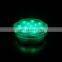 RGB LEDs Remote Controlled Waterproof Submersible LED Light Base Under Vase Lighting