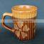 brown ceramic mug, stoneware mug, ceramic mug made in china