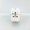 Wholesale One to three multi outlet 3 round pin 1A/2A USB Conversion plug travel adaptor