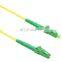 LC APC to LC APC Simplex 2.0mm PVC (OFNR) 9125 Single Mode Fiber Patch cord Cable