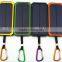 HOT-SELL 2usb output power bank with solar power charge for 20000mah popular solar charge power bank 20000mah