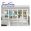 Superhouse 5m 4m big size exterior bifold door white aluminum bi folding door for garden