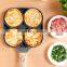 4 Hole Frying Pot Pan Thickened Omelet Pan Non-stick Egg Pancake Steak Cooking Egg Ham Pans Breakfast Maker Cookware
