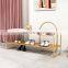 Luxury shoe rack bench shelves metal shoe cabinet furniture shoe organizer Cabinet storage holders & racks