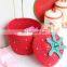 Hot Sale Strawberry cotton rope storage basket, Cute fruit basket for kitchen decoration Vietnam Supplier
