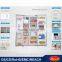 612L big capacity glass door side by side refrigerator made in China                        
                                                                                Supplier's Choice