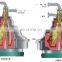 5000L/H disc manual dairy milk cream fat centrifuge separator