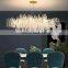 Living Room Crystal Light Luxury Chandelier Restaurant Villa French Aluminum Pendant Light