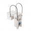 Pipeless Filtration Filter Wall Mount Filter with Stainless Ladder Anti-Slip Cover For Swimming Pool
