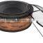 35 inch Rustic Cast outdoor Stone fire pit, wood burning fire pit table