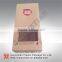 high quality kraft paper bag with window,resealable stand up kraft paper with zipper,brown or white kraft paper package bag