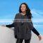 2016 fashion woman's cashmere dolman sweater