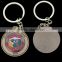 custom keychain maker,zinc alloy, soft enamel,1.25 inch with keychain