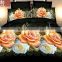 4pcs home textile cotton 3D rose printing bedding set 3D duvet cover set classic bed set made in china